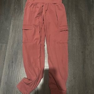Athleta Joggers Blush Pink Small